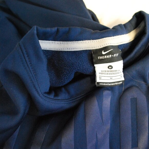 Nike Therma-Fit Navy Blue Men's Illinois Fighting Illini Sweatshirt M - Picture 5 of 5